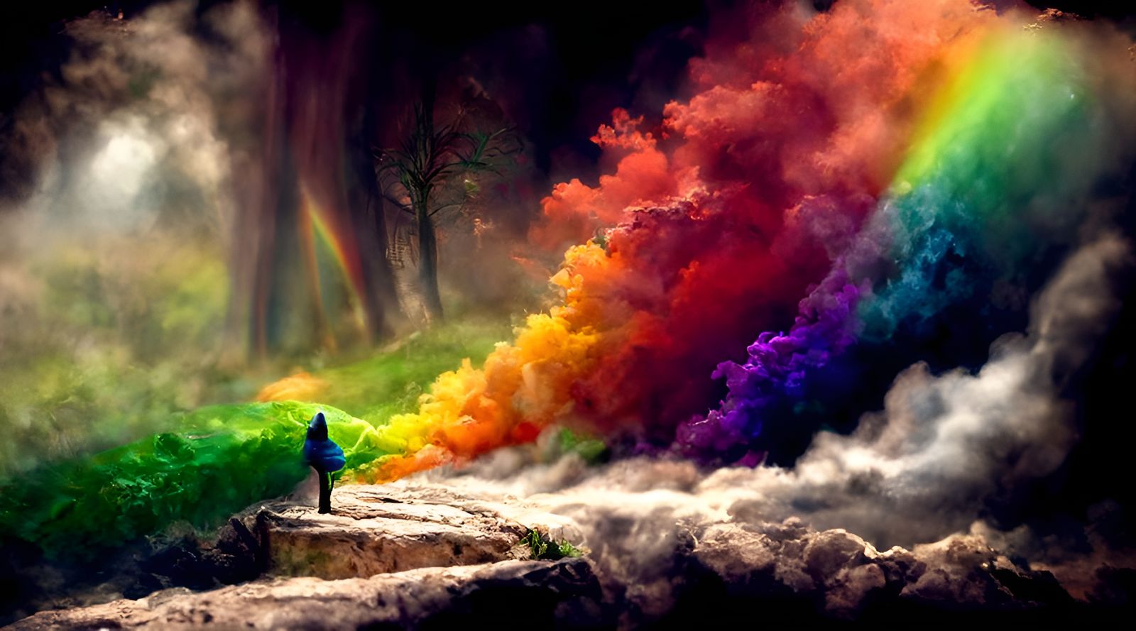 Vibrant Rainbow: A Spectrum of Emotions