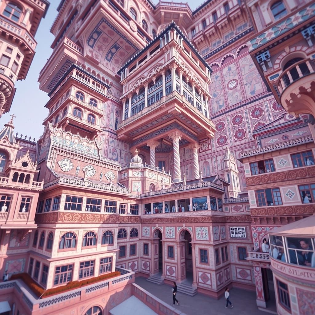 Kaleidoscopic Architecture: Geometric Abstraction