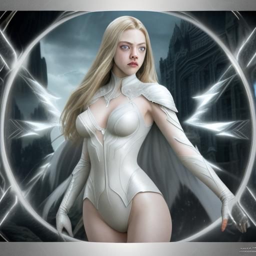 Amanda Seyfried as Emma Frost: Digital Matte Painting