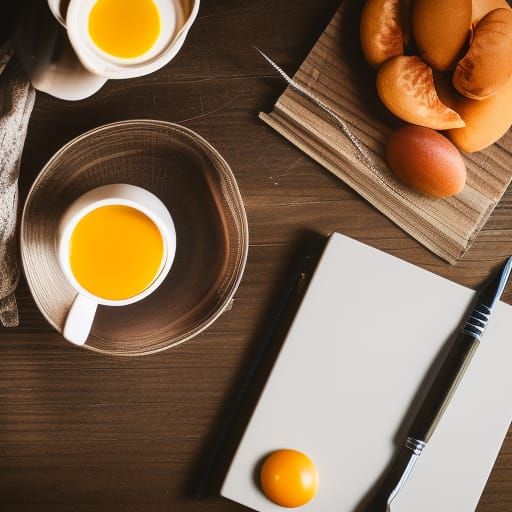 Breakfast Still Life with Bokeh