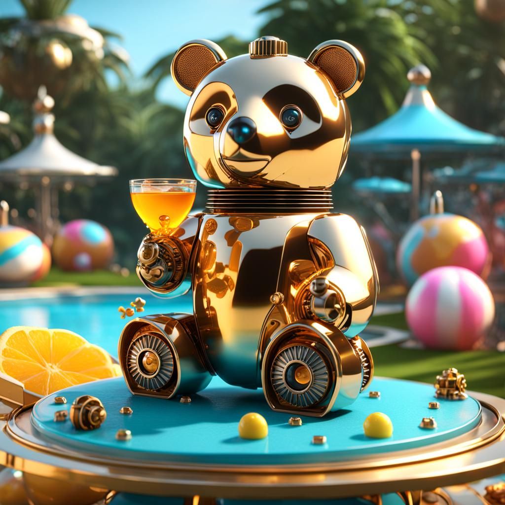 mechanical teddy bear?