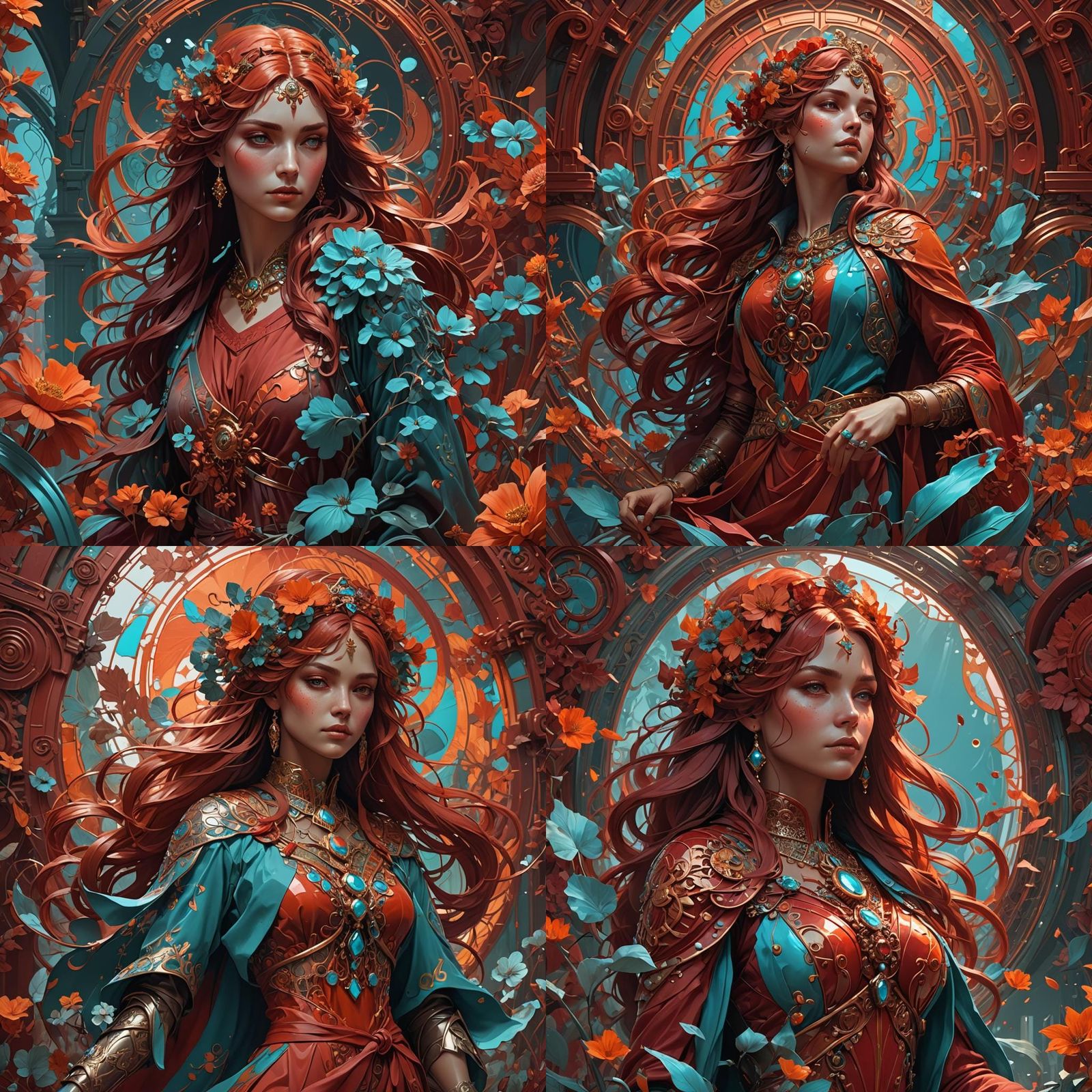 Monochromatic Red Concept Art in Unreal Engine