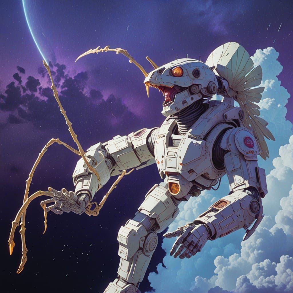 Ethereal Kiko in Vibrant Fantasy Realm