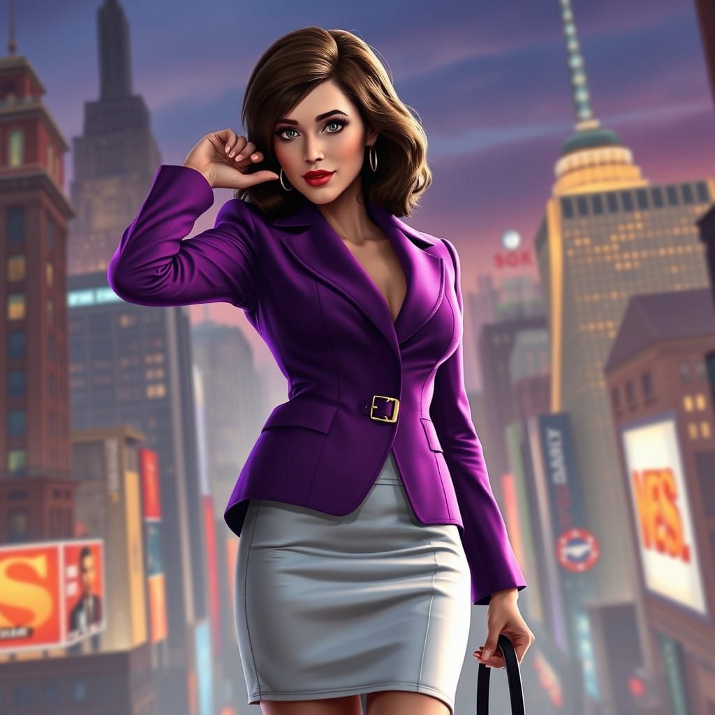 Heroic Lois Lane Inspired by Superman Animated Series in Det...