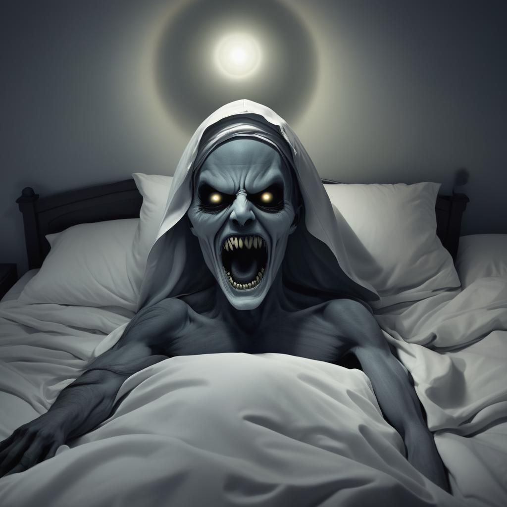Horrifying Sleep Paralysis Demon Hallucination