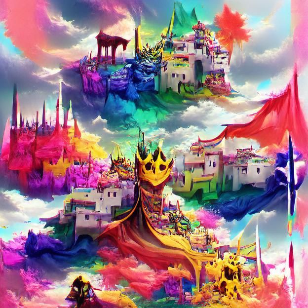Colorful Fantasy Kingdom of Destiny