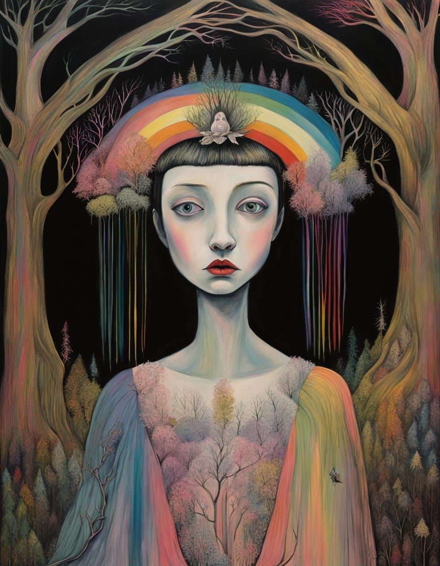 Princess in a Dark Forest: A Haunting Masterpiece