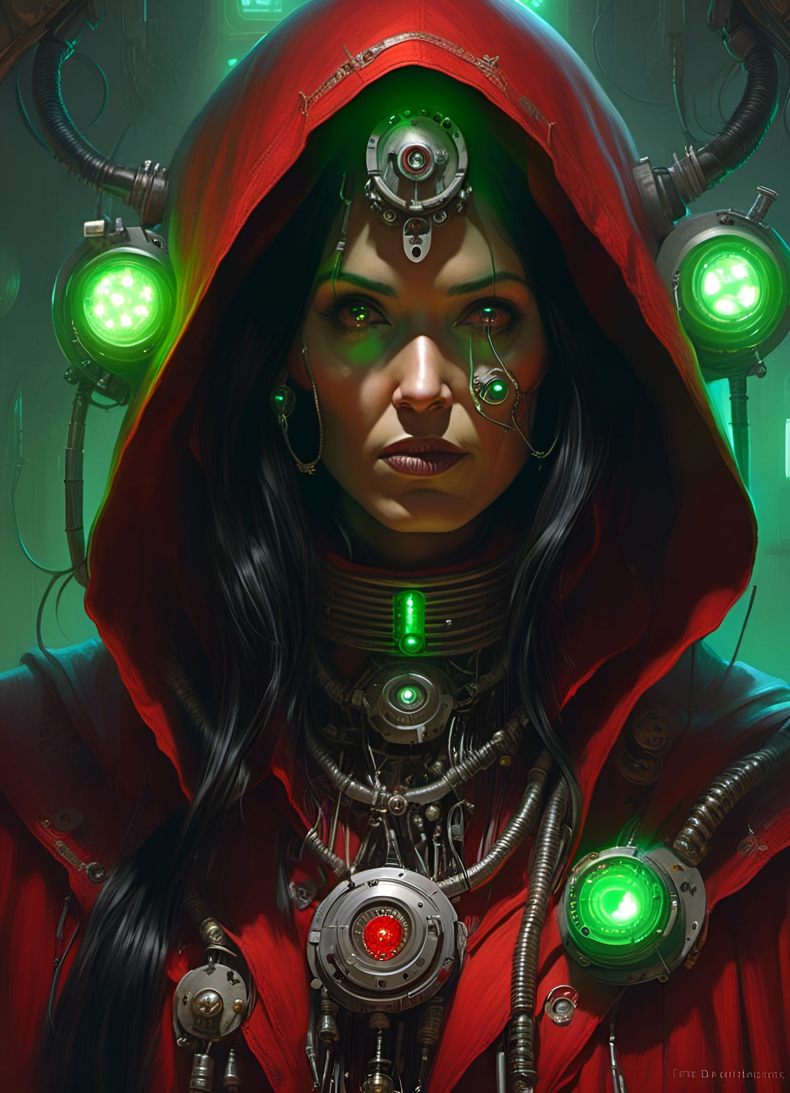 Warhammer 40K Tech-Priest in Steampunk Style