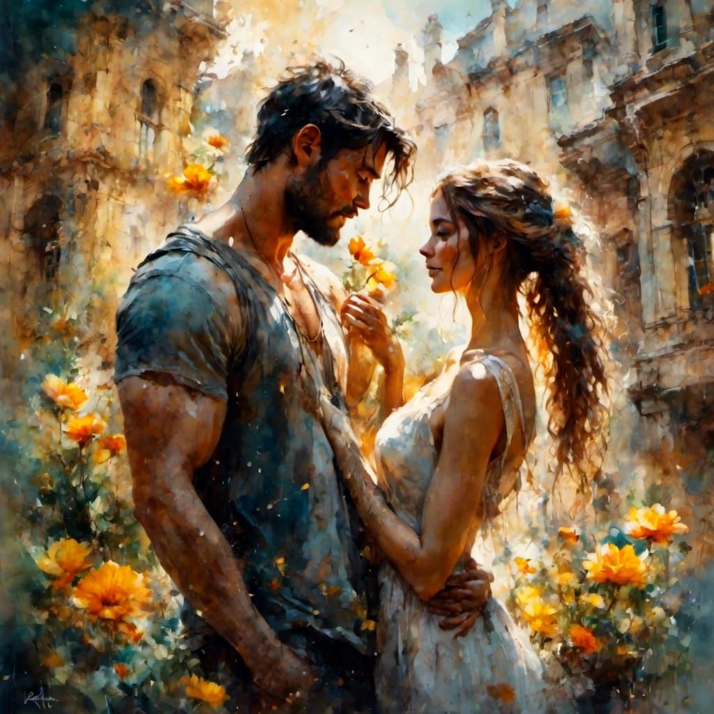 Abstract Dreamscape with Luminous Highlights