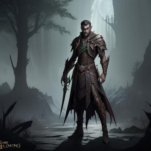 Steampunk Fantasy: Elven Blood Hunter Paladin