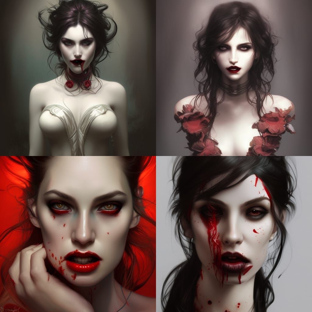 Toreador Vampire Portrait in Hyperdetailed Digital Art