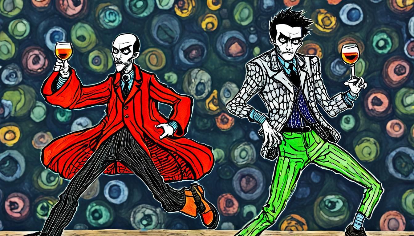 Warlock vs Halogen Queen: Graffiti Art Battle