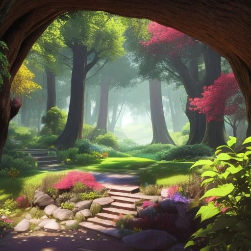 Enhanced Greens in a Vibrant Landscape Scene