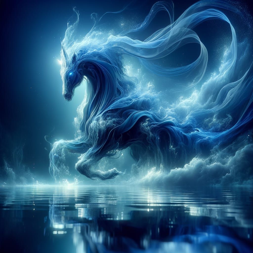 Ethereal Tidal Wraith of the Deep Blue Sea