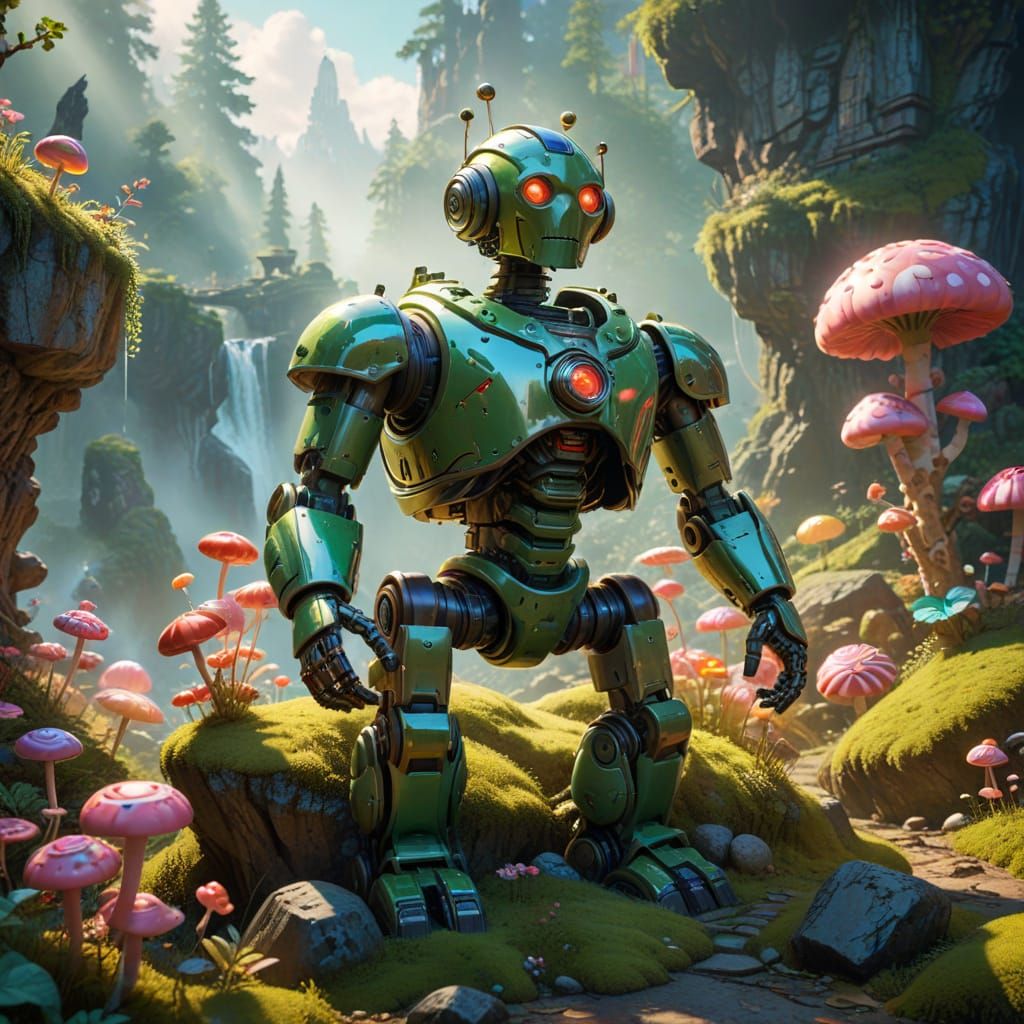 Colossal Candy Automaton in Misty Valley