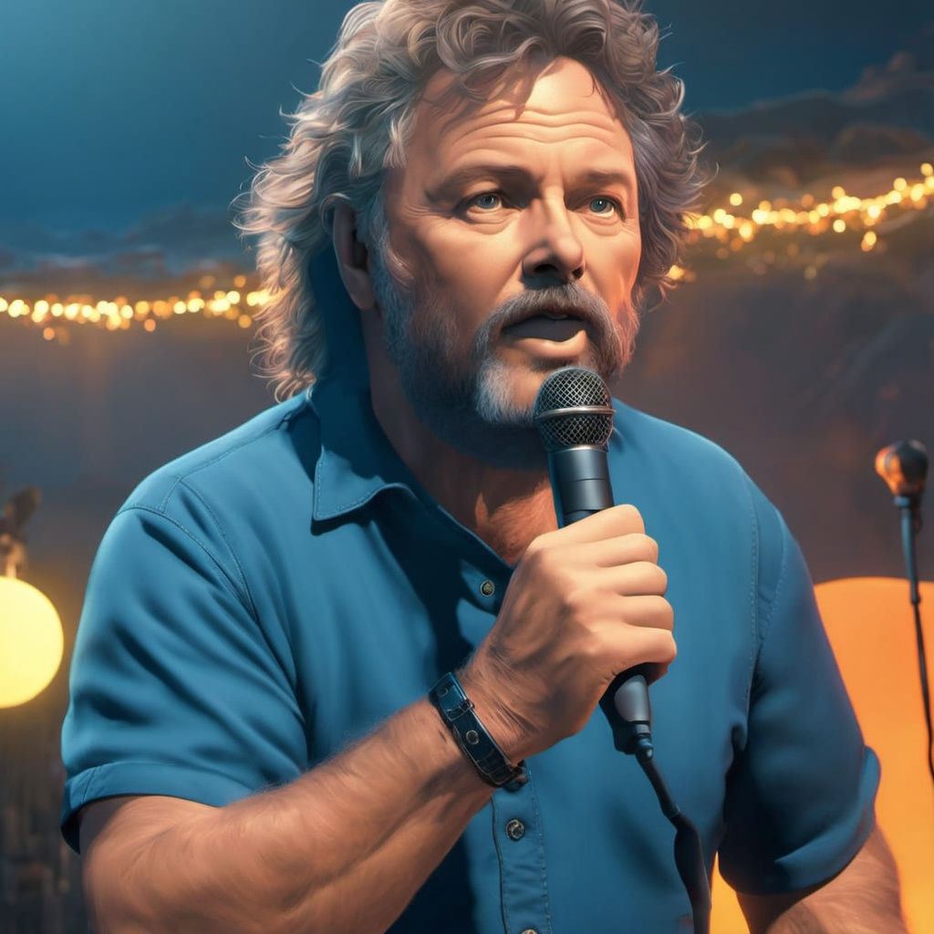 Epic Country Music Fantasy Landscape in Deep Color