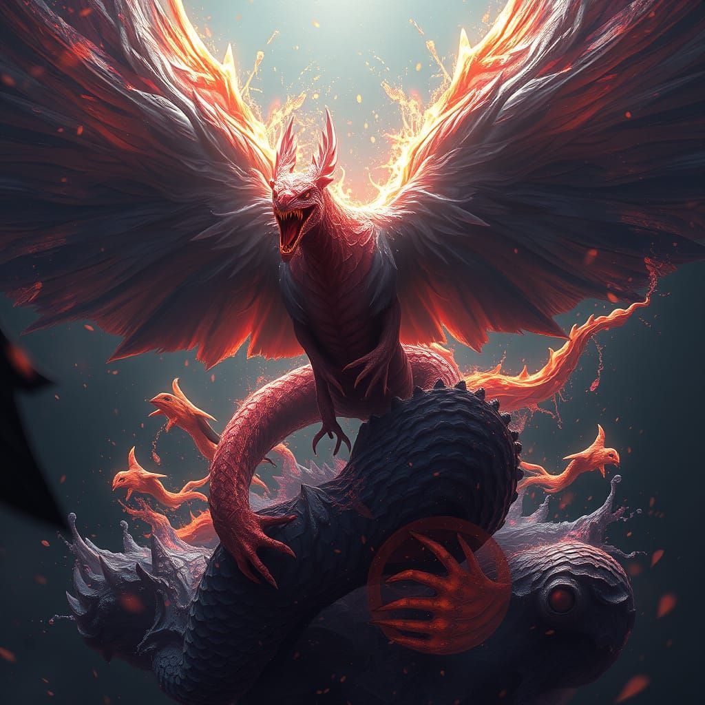 Light and Dark Contrast in Fantastical Art