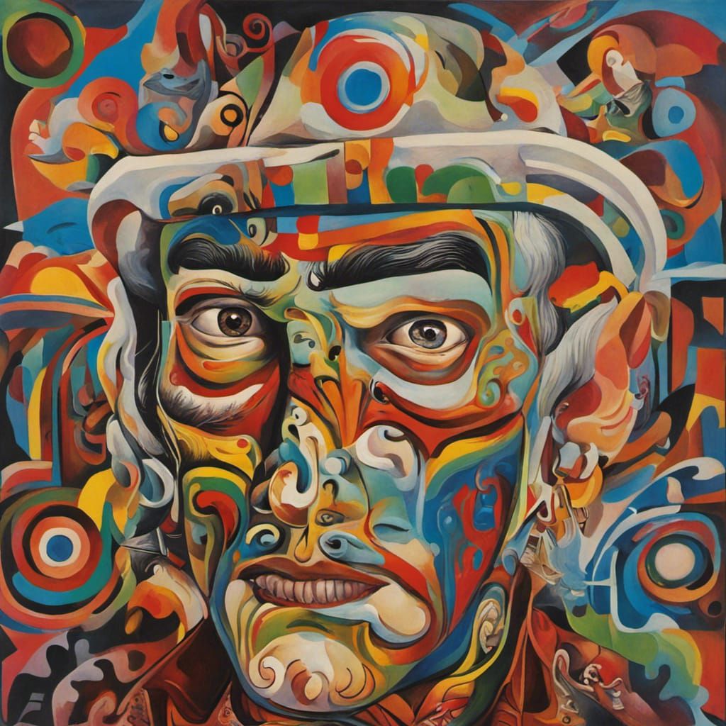 Surreal Mexican Landscape in Dali Style