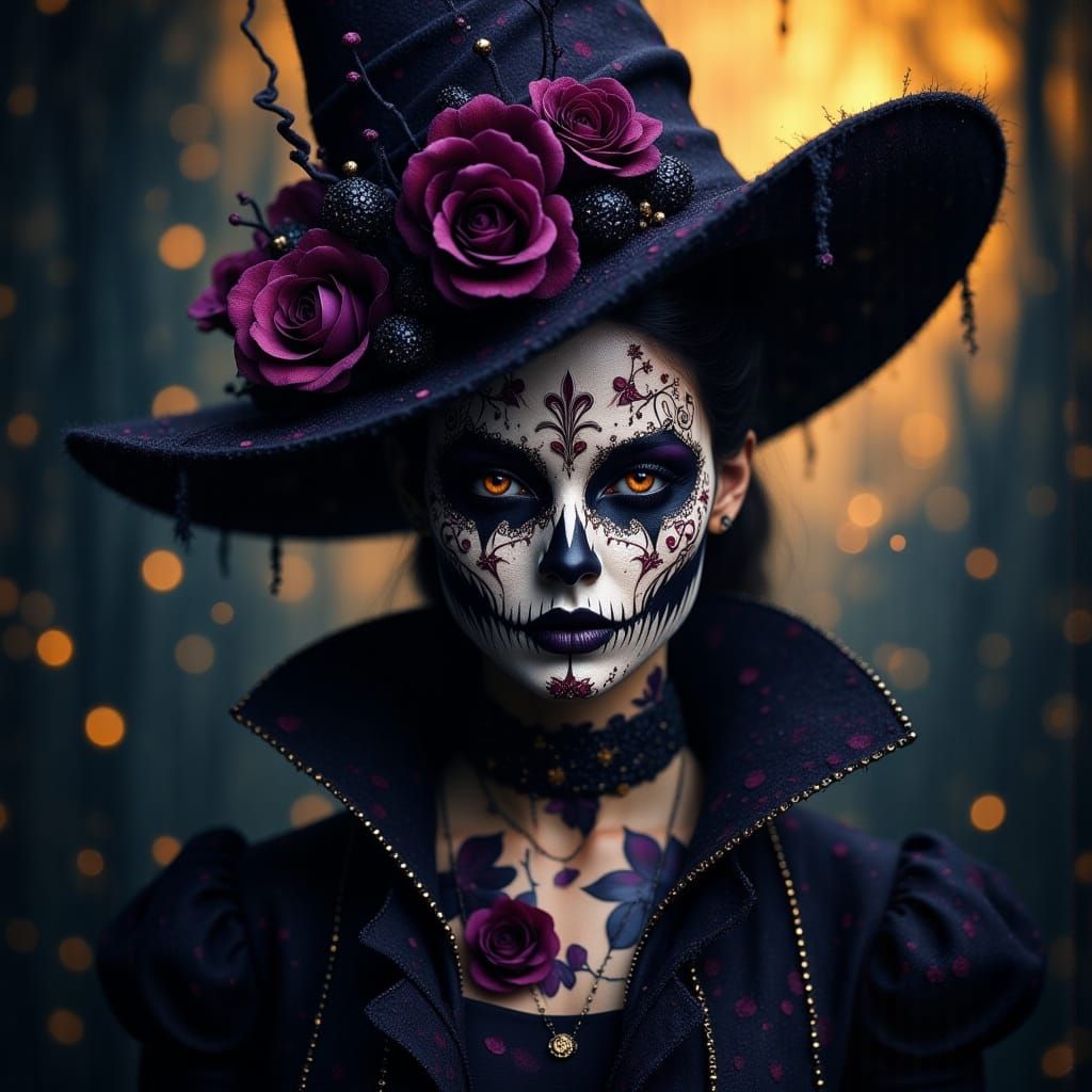 Dark Fantasy Voodoo Queen Portrait