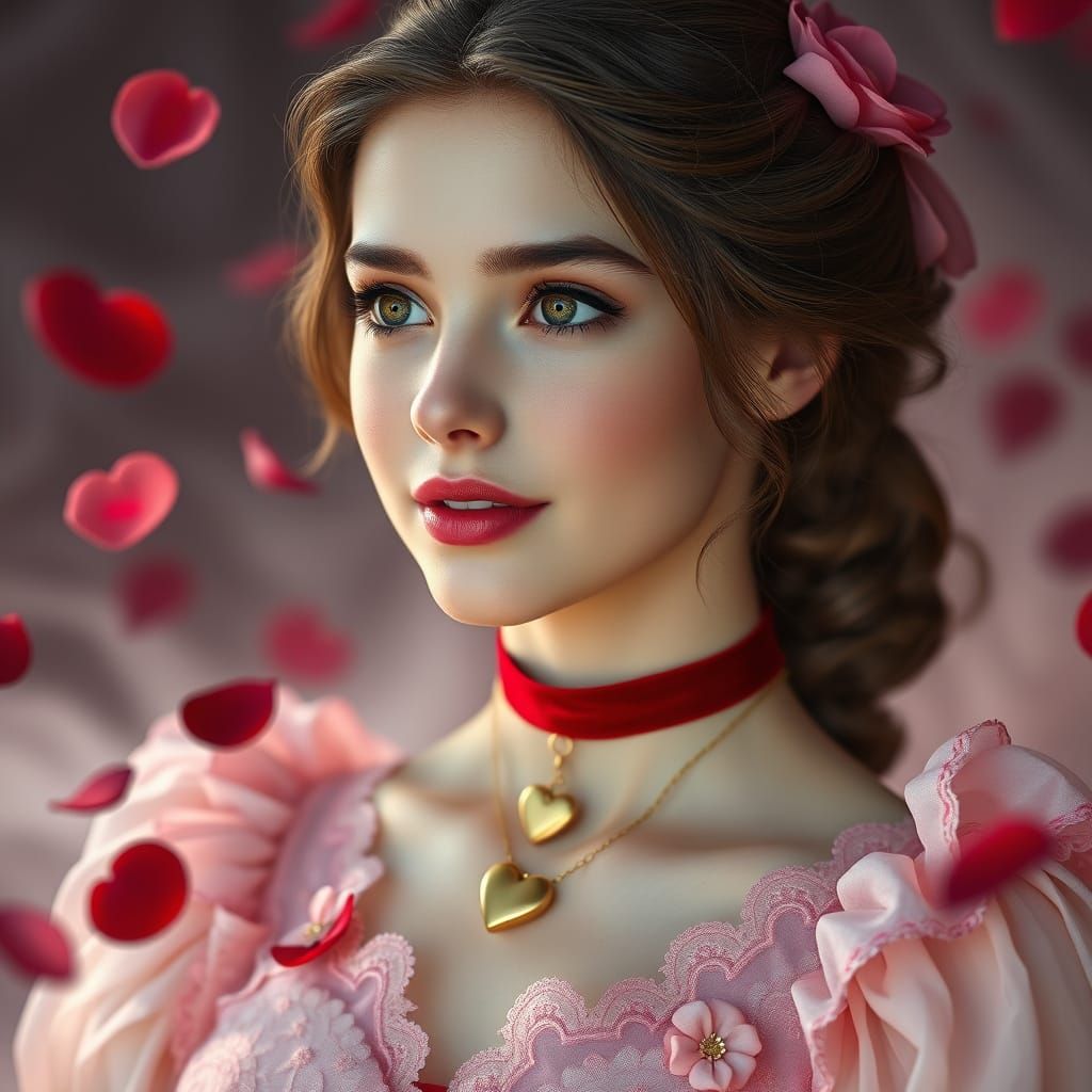 Ethereal Beauty in Whimsical Dreamscape