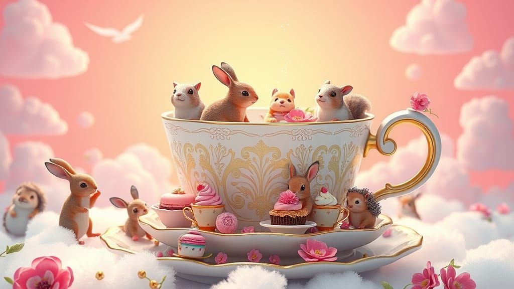 Whimsical Wonderland Tea Party in a Giant Teacup