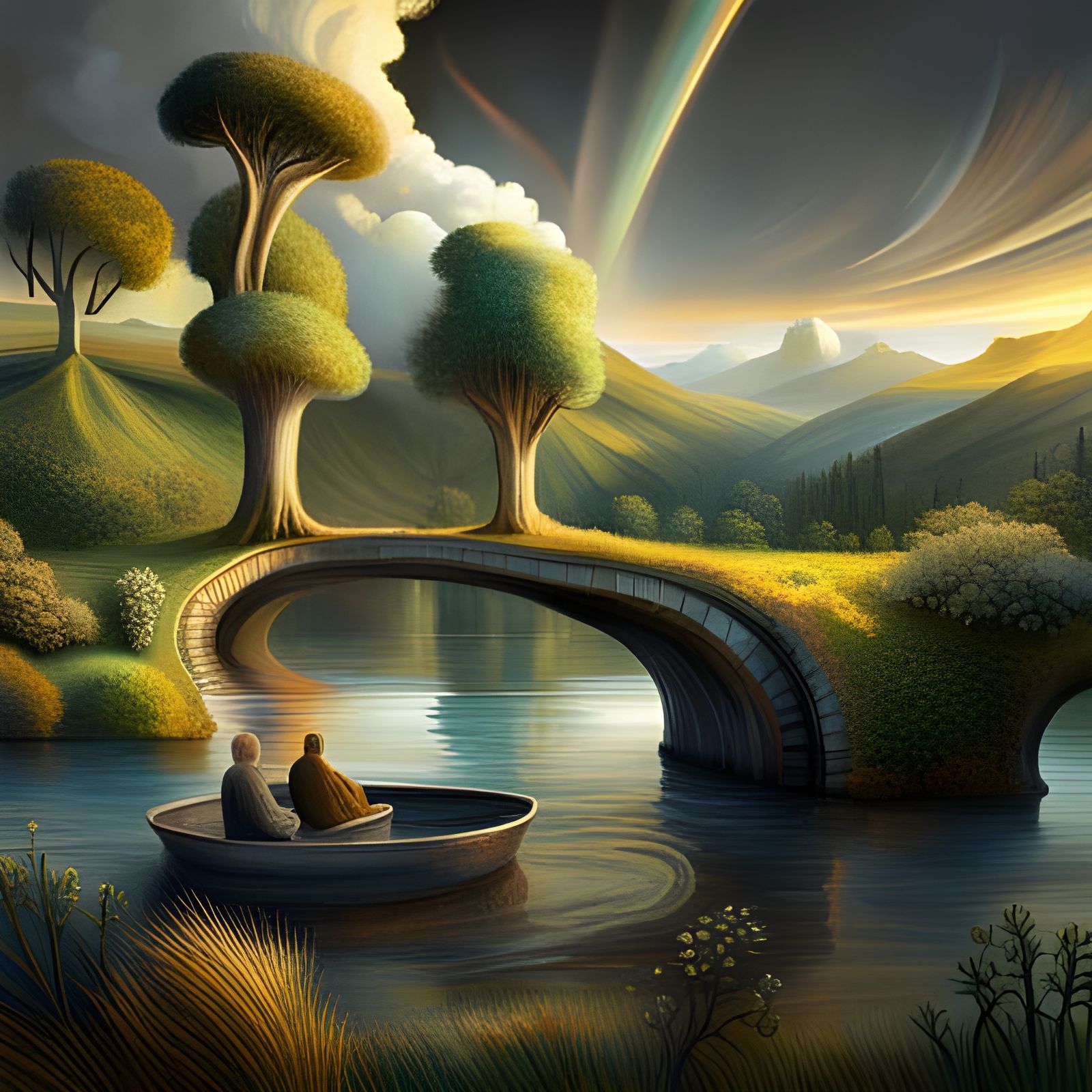 Erupting Pond in Biopunk Style by Freud