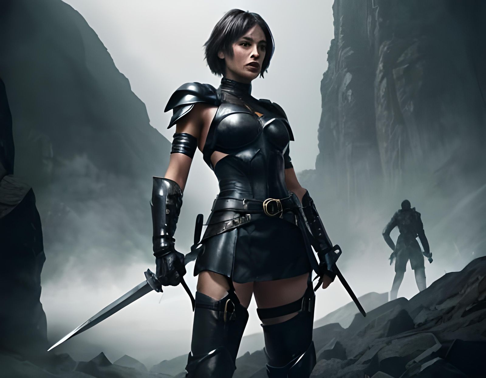 Female Warrior in Hall of Light