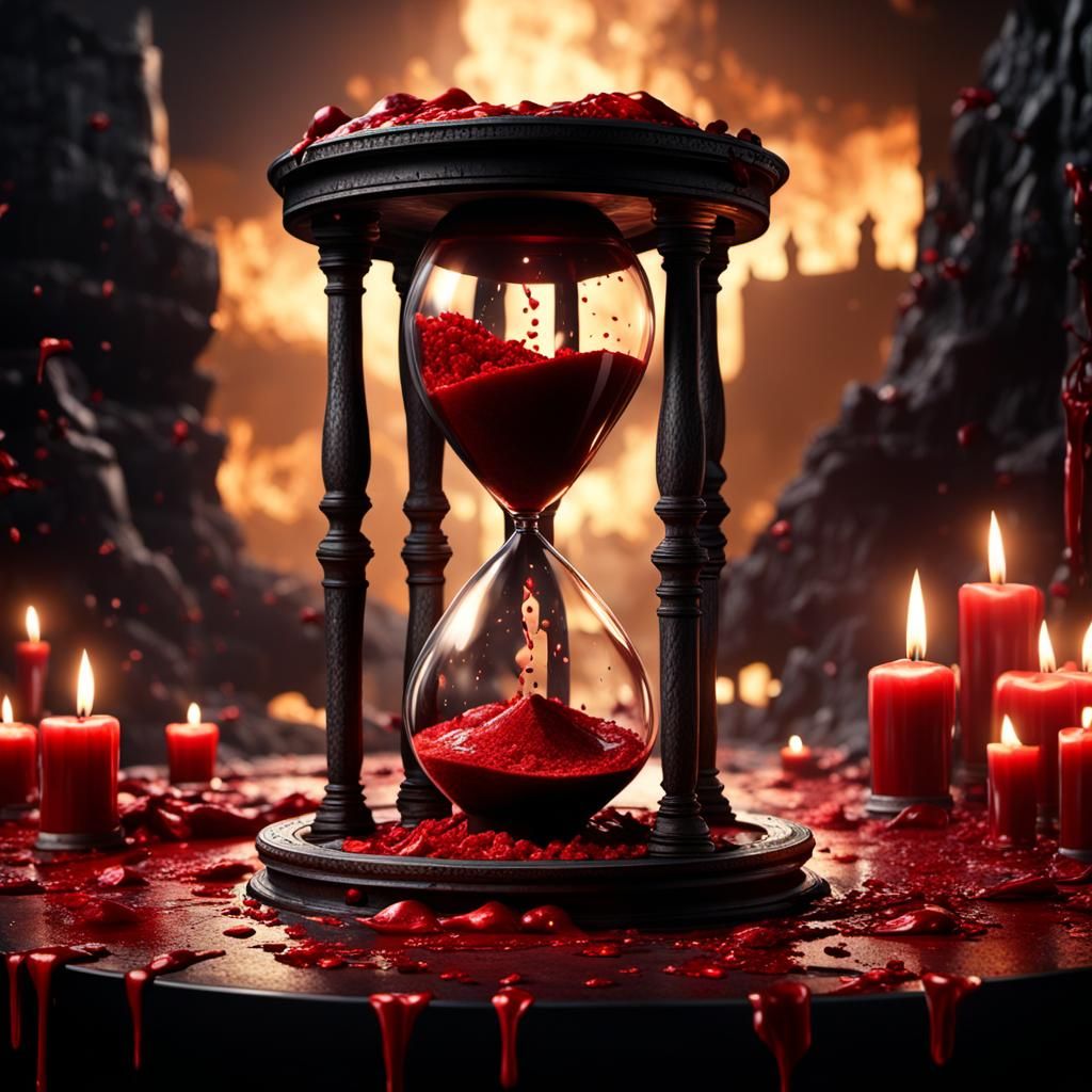 Hourglass of Blood: Cinematic Dark Fantasy in 8K
