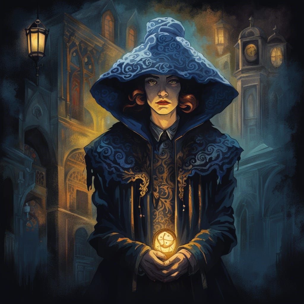 Shadowed Figures in Mysterious Attire