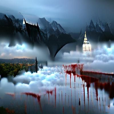 Vampire Killer's Dramatic Day: A Digital Painting