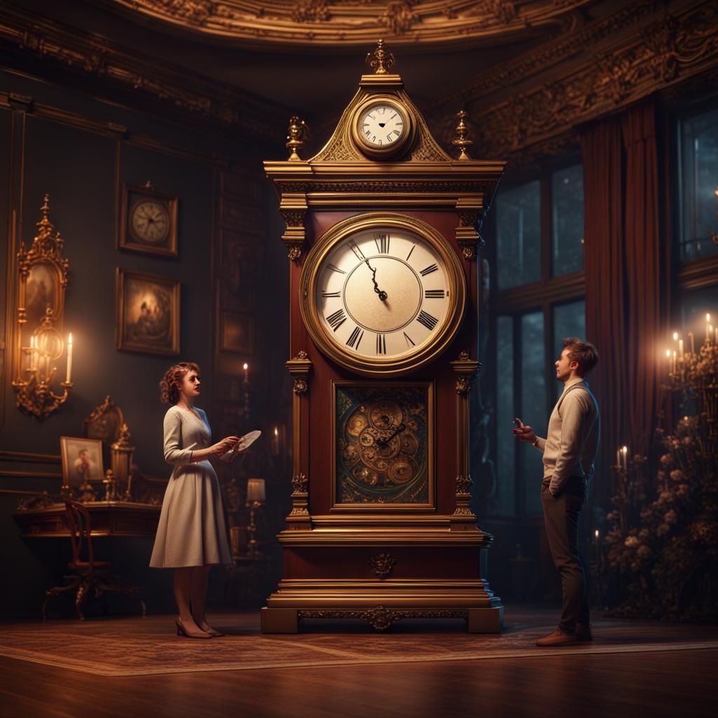Couple Awaits New Year in Detailed Matte Painting