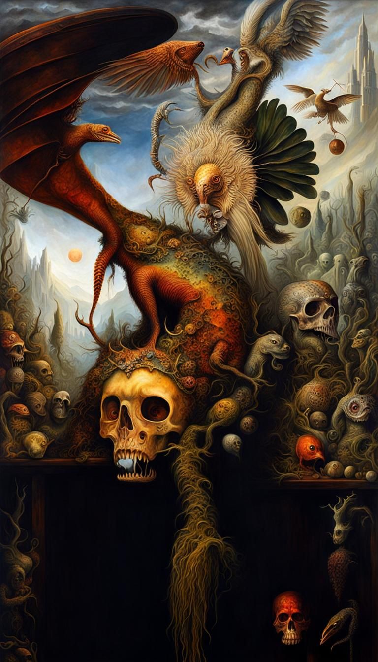 Cryptid Museum: A Post-Apocalyptic Surrealist Vision