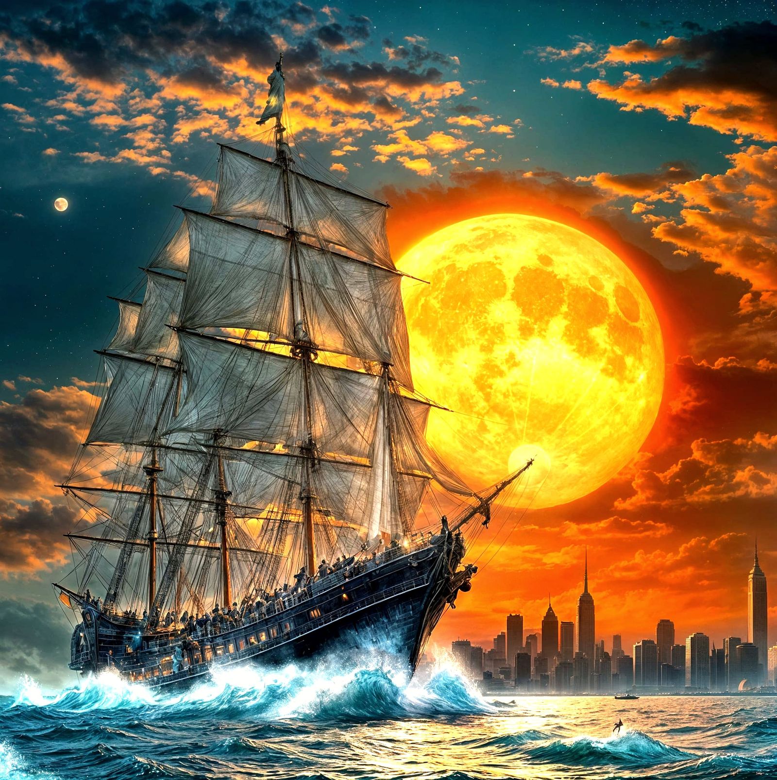 Beneath the Sails, New York Fades