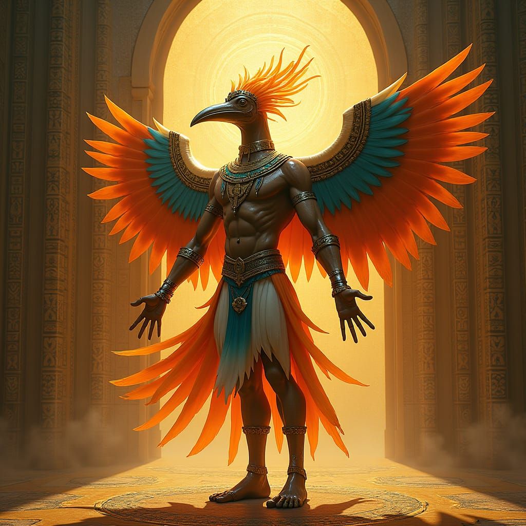 Thoth's Transformation: An Art Nouveau Vision