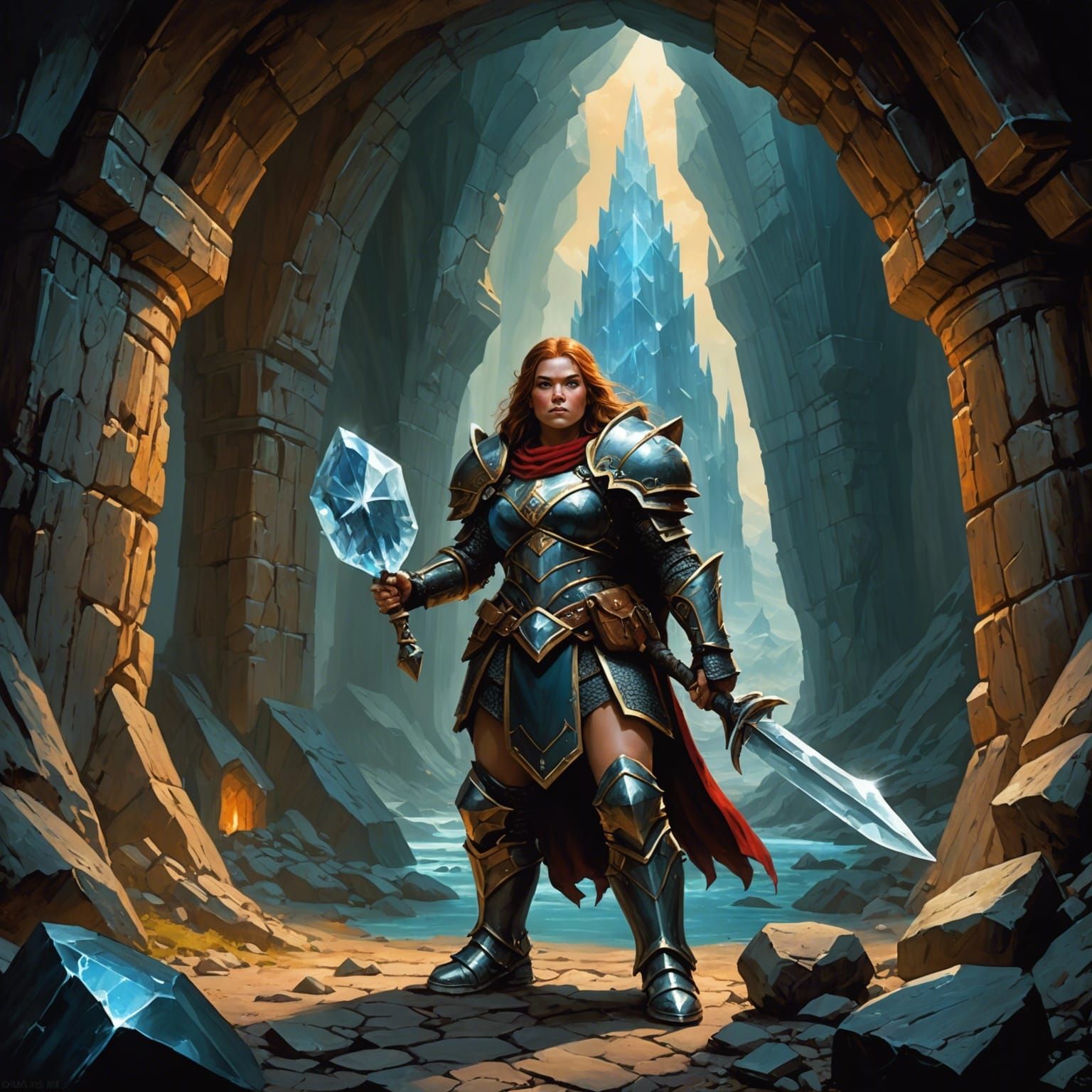 Dwarf Warrior Princess