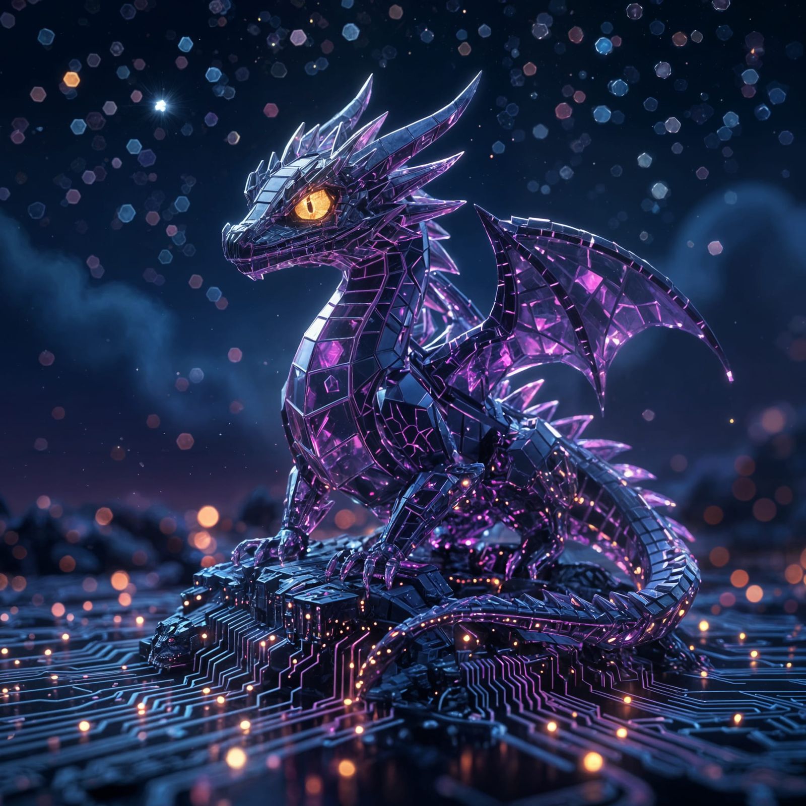 Amethyst Dragon on Electronic World
