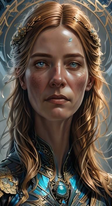 Futuristic Sci-Fi Art with Volumetric Lighting