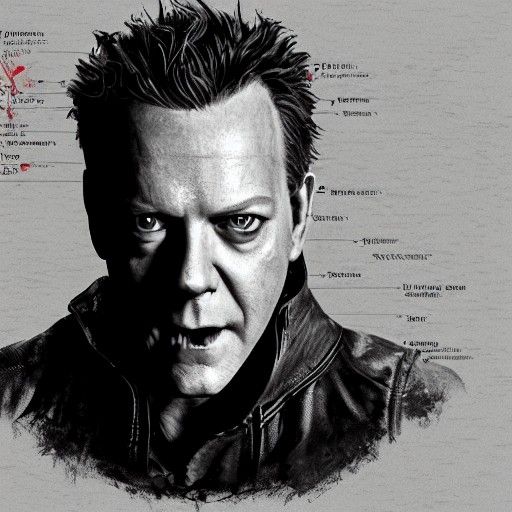 Vampire Portrait in a Fantasycore Aesthetic