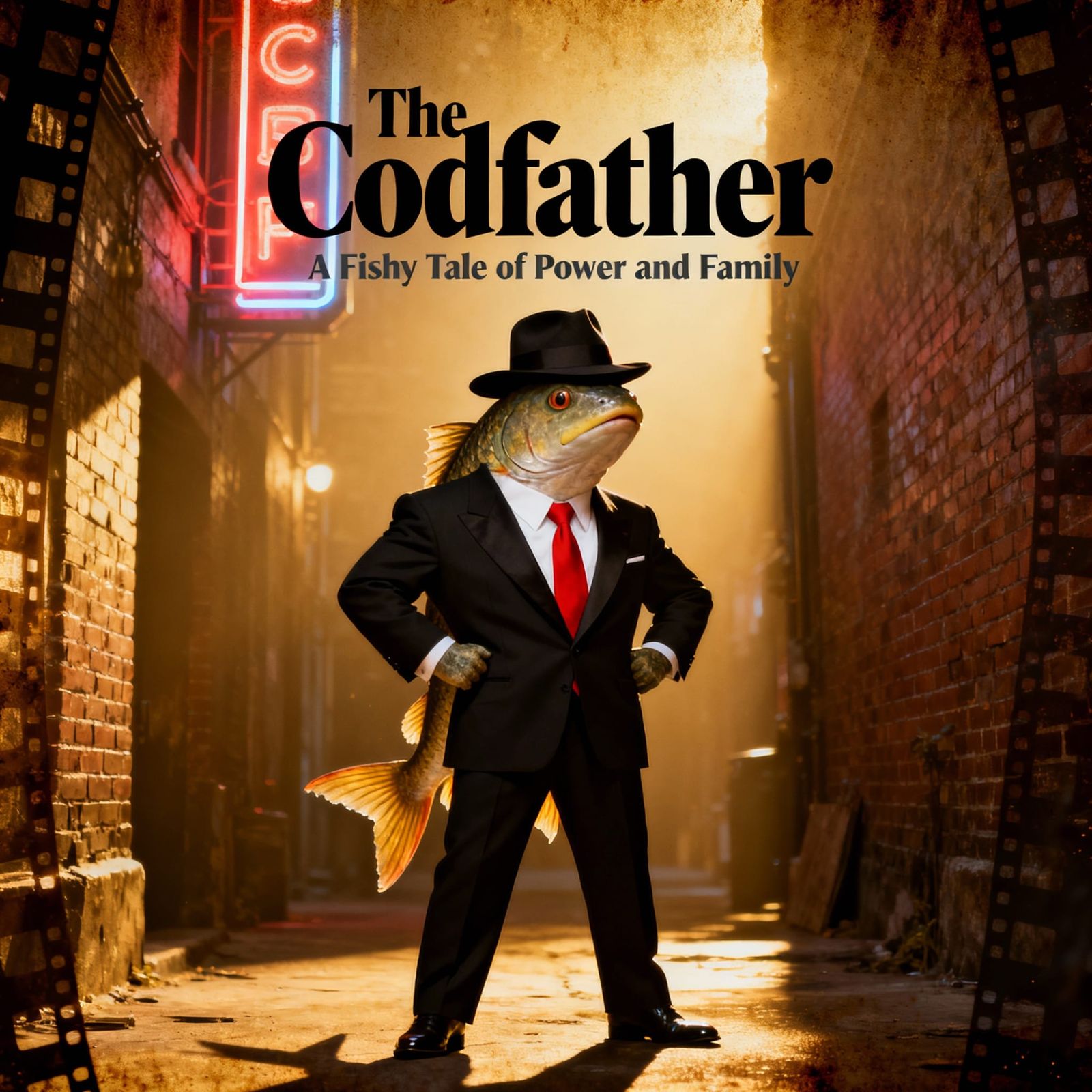 The Codfather: Cod Dressed as Mafia Boss