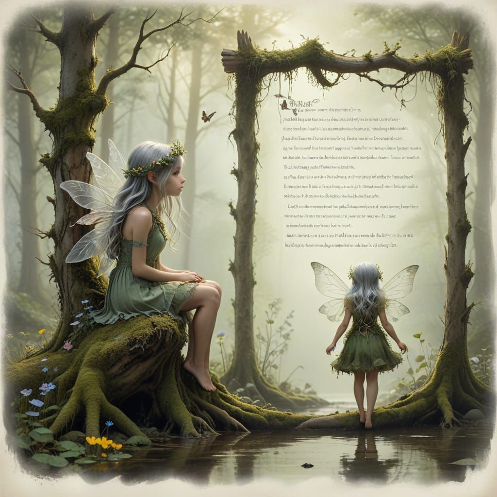 Fairy Girl's Enchanted Forest Journal