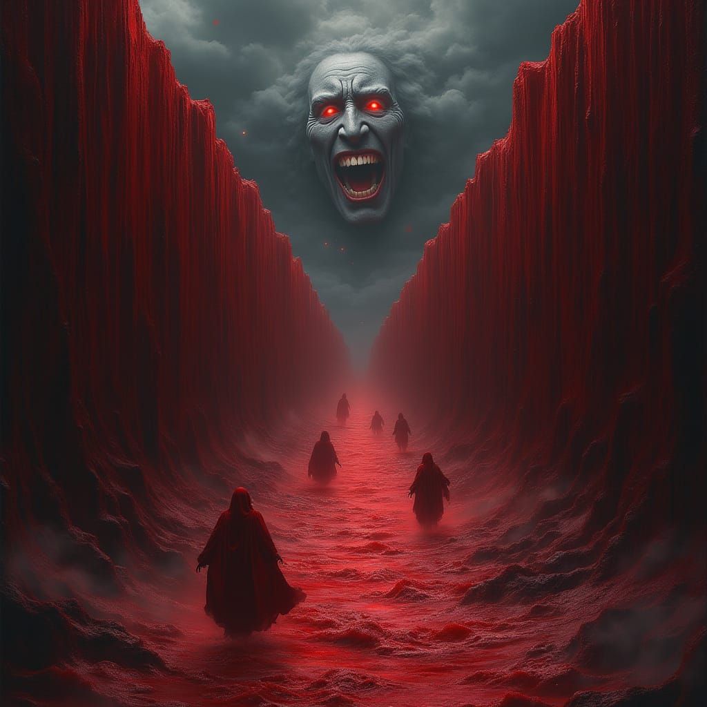 Blood Sea Parting: A Dramatic Passage