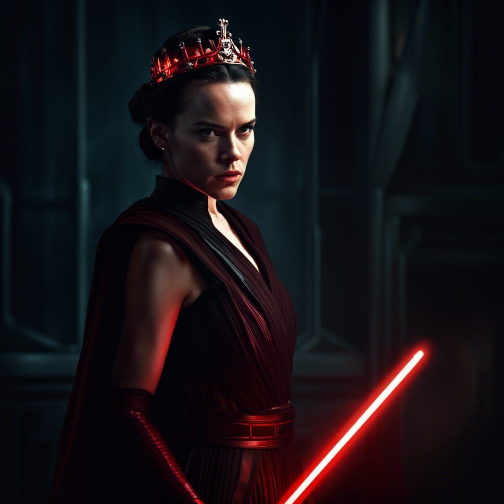 Sith Empress Rey: Dark Lord Portrait in HDR