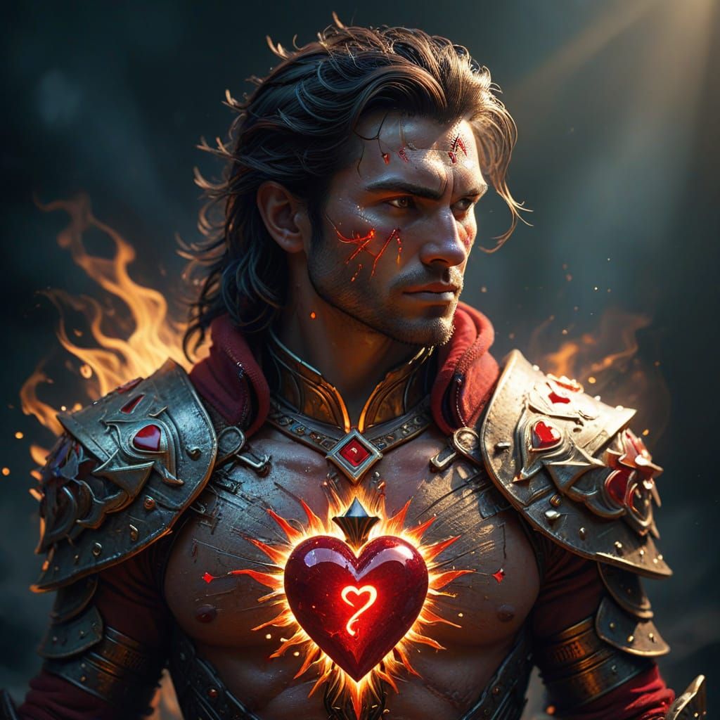 Ace of Hearts Embodies Love, Strength and Courage