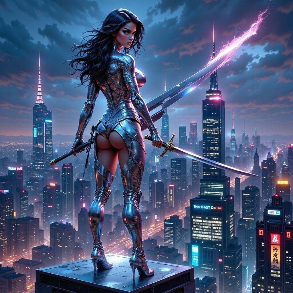 Silver Samurai, female version