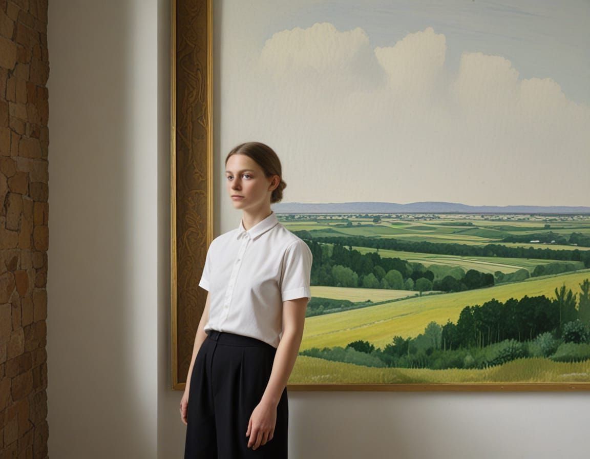 Surreal Landscape Painting in Expressive Style