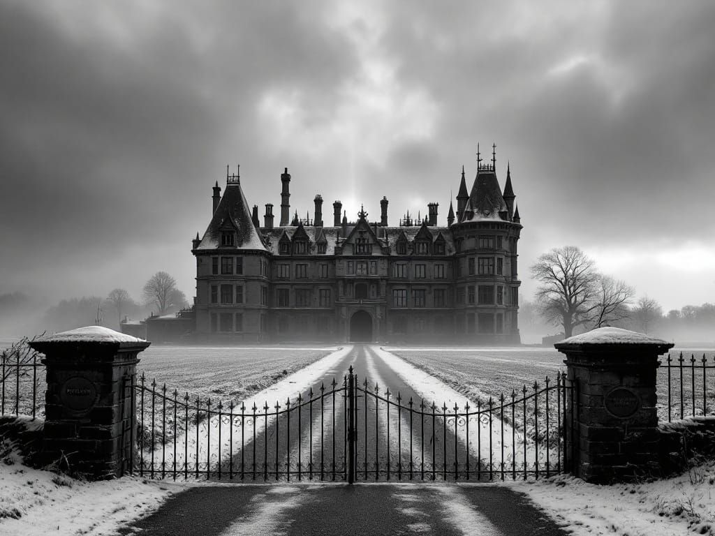 Ethereal Cumbrian Manor in Neogothic Splendor