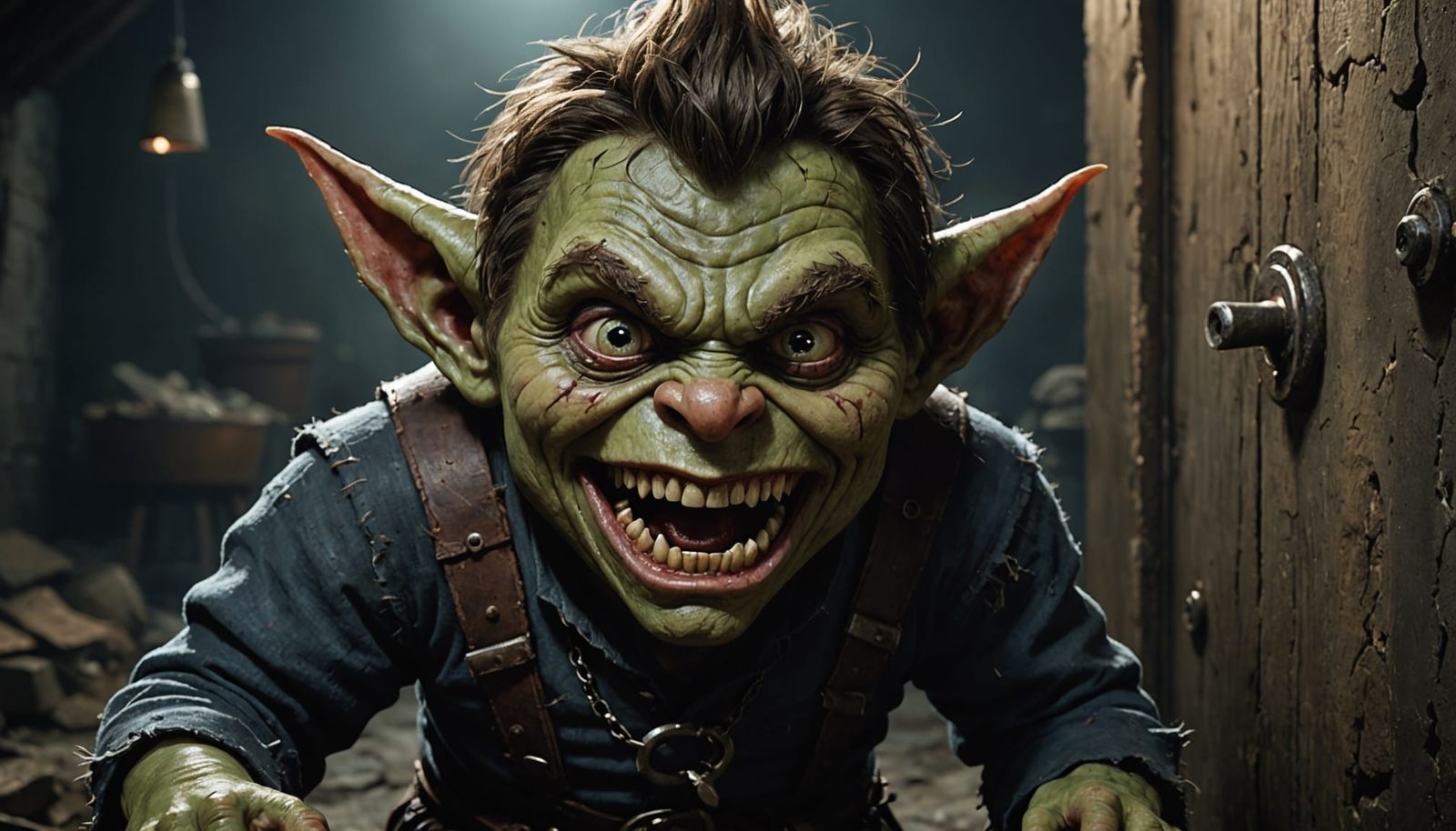 Evil Troll Boy Awakens in Basement Horror