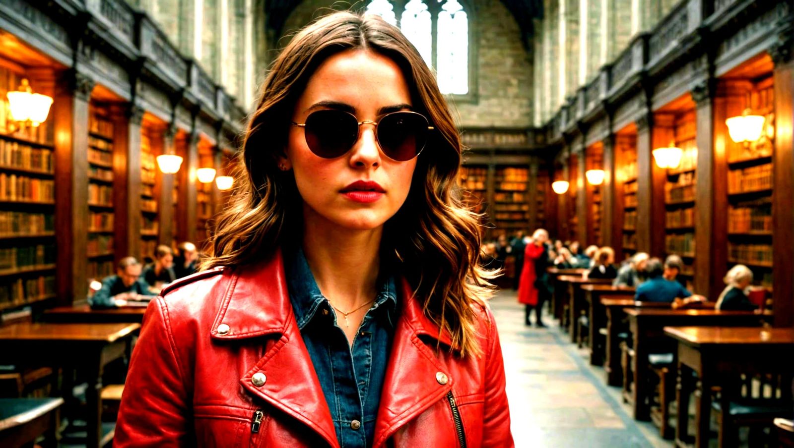 Ana De Armas Filming Spy Movie in Dublin Library