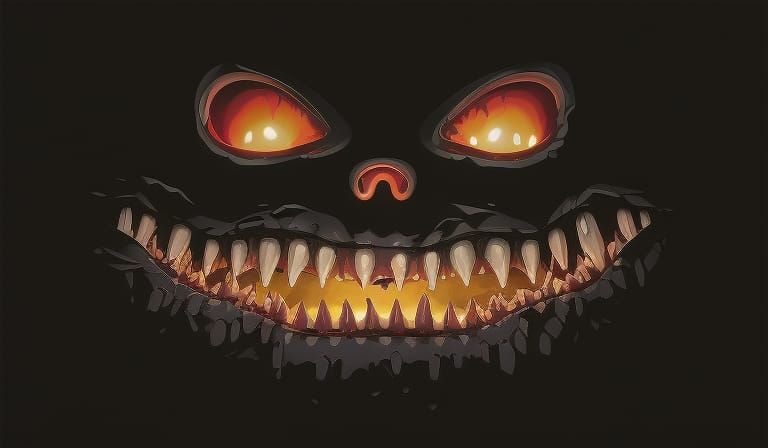 Monster Cave Mouth with Stalactite Teeth