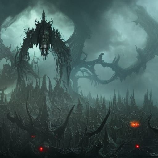 Demons of the Warp: Epic Digital Matte Painting